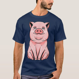 Pig Farm - Animal Piglet Farming Farmer Pork Cute  T-Shirt