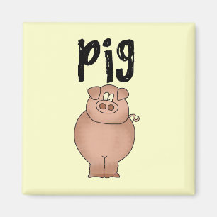 Pig Farm Animal Tshirts and Gifts Magnet