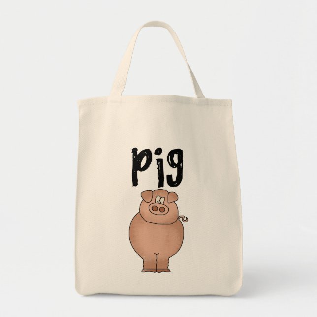 Pig Farm Animal Tshirts and Gifts Tote Bag (Front)