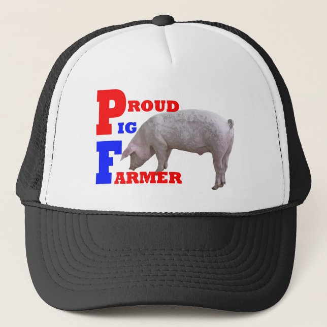 Pig Farmer Trucker Hat (Front)