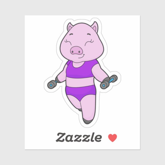 Pig Fitness Dumbbell (Sheet)