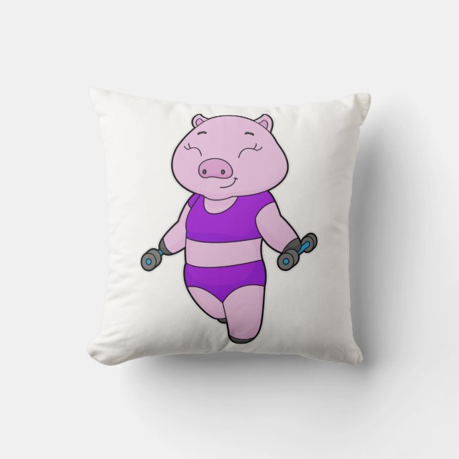 Pig Fitness Dumbbell Cushion (Front)