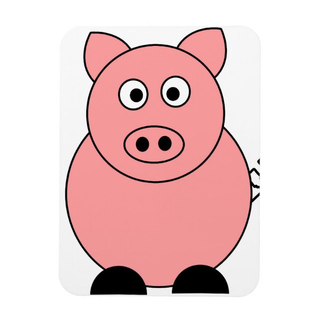 Pig Flexible Magnet (Vertical)