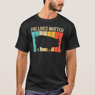 Pig For Men Women Pig Farmer Farm Farming T-Shirt
