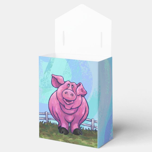 Pig Gifts & Accessories Favour Box (Opened)