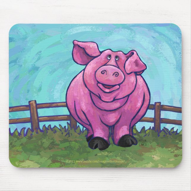 Pig Gifts & Accessories Mouse Pad (Front)