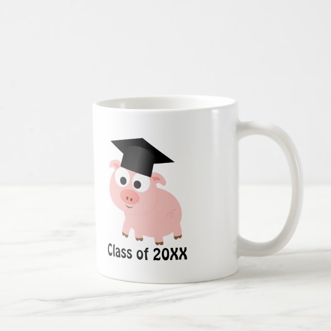 Pig Graduate 20XX Coffee Mug (Right)