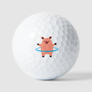 Pig Hula Hoop Golf Balls