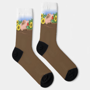 Pig in Pan Socks