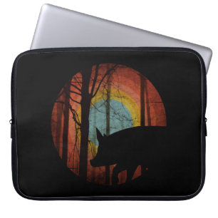 PIG IN THE WOODS FOREST LAPTOP SLEEVE