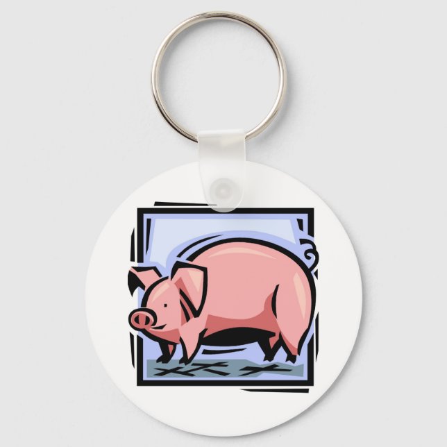 Pig Key Ring (Front)