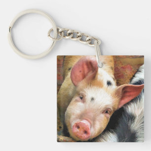 PIG KEY RING