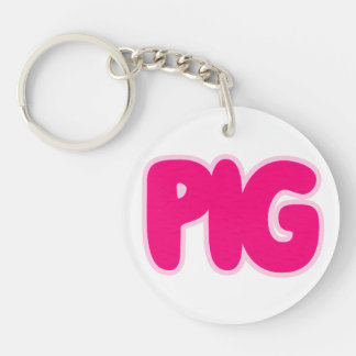 Pig Key Ring