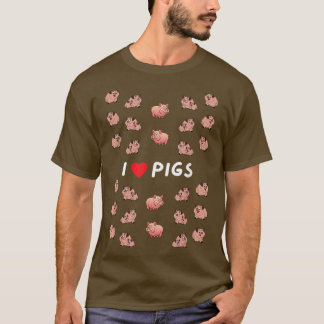 Pig Lover Baby Hogs Here Piggy Piggy Stinkin Cute T-Shirt