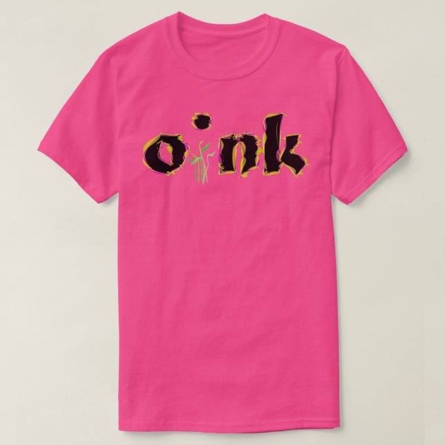 Pig Lover Gifts Pig Sound Design  T-Shirt (Design Front)