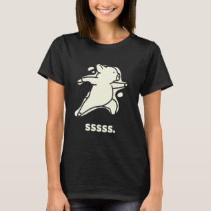 Pig Meditating Lazy Oink Piggy Relaxing Yoga Pig T-Shirt