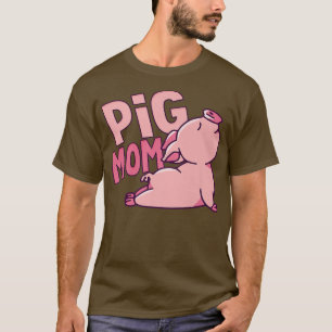 Pig Mum Funny Cute Mother's Day Premium T-Shirt