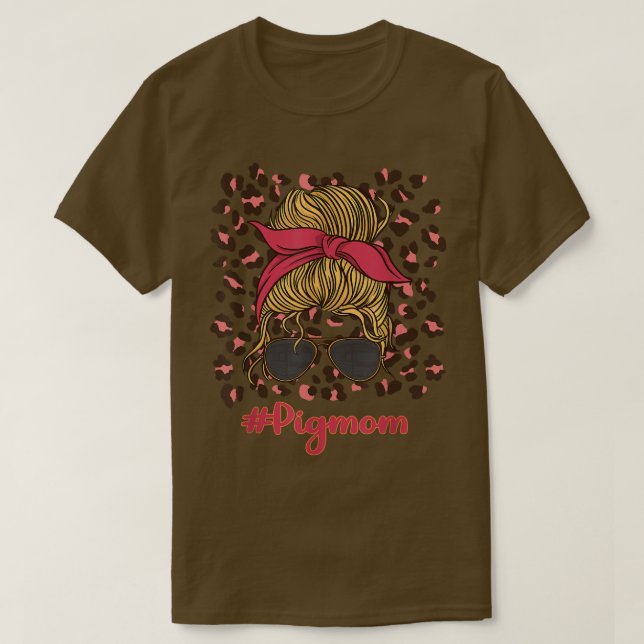 Pig Mum  T-Shirt (Design Front)