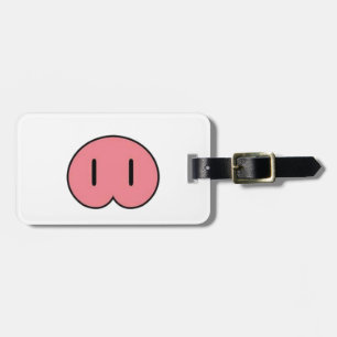 Pig Nose Luggage Tag