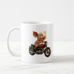 pig on a hog mug