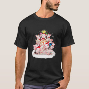 Pig Ornament Decoration Christmas Tree Merry Pigma T-Shirt