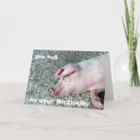 Pig out Card