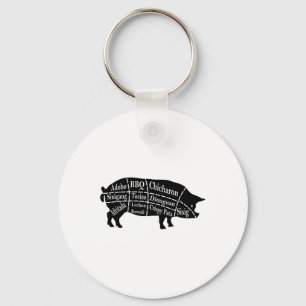 Pig Parts Filipino Food Bbq Pinoy Adobo Funny Pork Key Ring