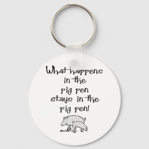 Pig Pen Key Ring