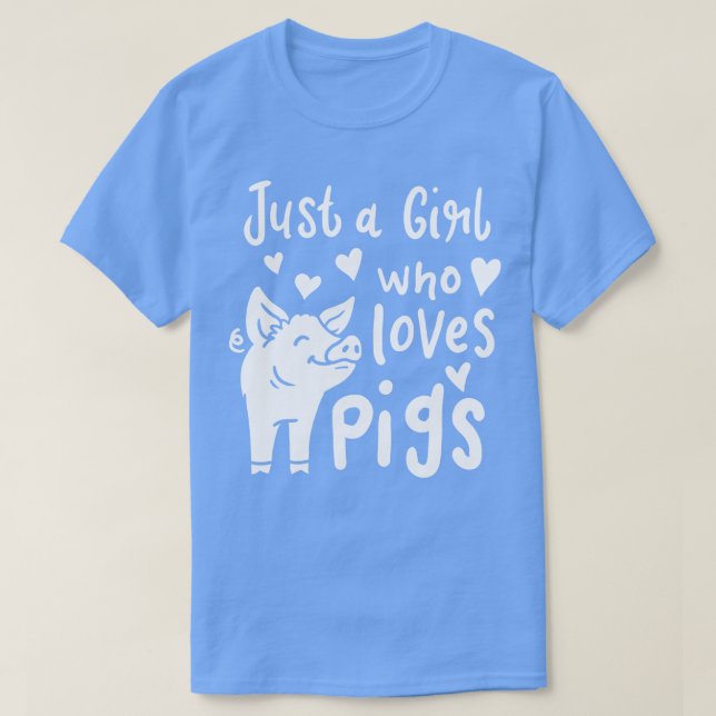Pig Pig Lover Farmer T-Shirt (Design Front)