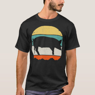 Pig Piglet Farm Farmer Butcher Pork Meat BBQ Lover T-Shirt