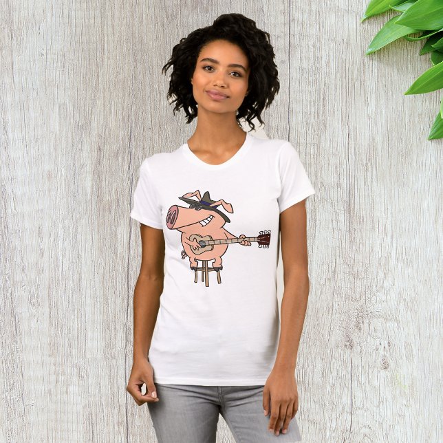 Pig Playing The Blues T-Shirt (Creator Uploaded)