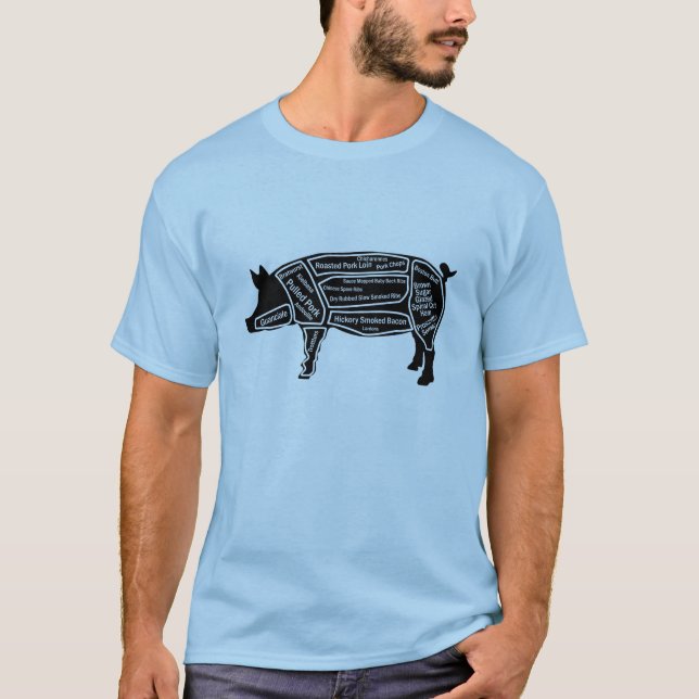 Pig Primal Map T-Shirt (Front)