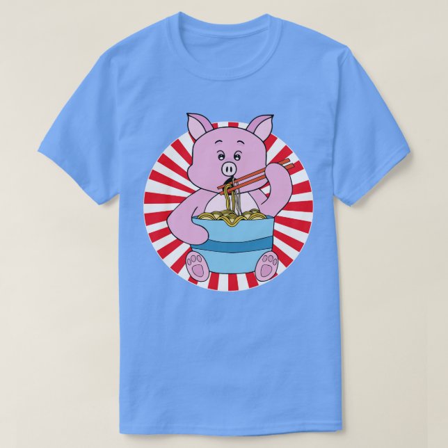 Pig Ramen 1 T-Shirt (Design Front)