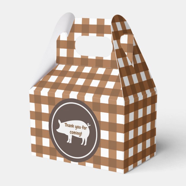 Pig roast thank you party box (Front Side)