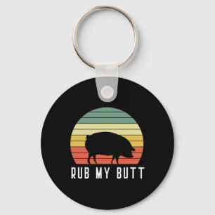 Pig Rub My Butt Pit Master Bbq Pork Bycon Grill By Key Ring