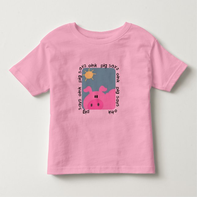 Pig Says Oink Tshirts and Gifts (Front)