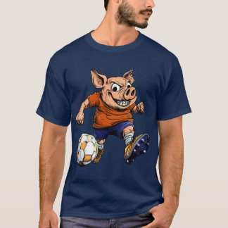 Pig soccer player T-Shirt