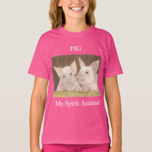 Pig Spirit Animal T-Shirt