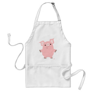 Pig standing up apron