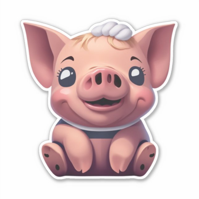 Pig Stickers Where Art Meets Stickers (Front)