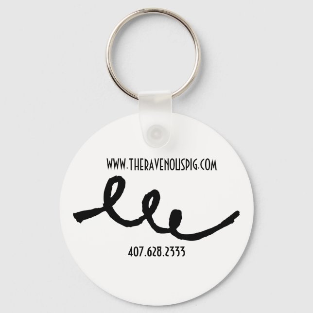 Pig Tail Key Chain (Front)