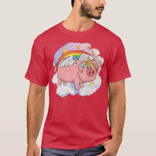 Pig Tshirts For Men Women Piggy Swine Pink Piggy P