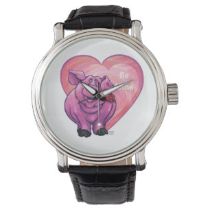 Pig Valentine's Day Watch