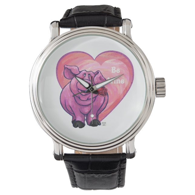 Pig Valentine's Day Watch (Front)