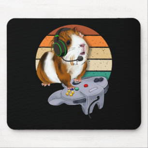 Pig Video Game Wildlife Animal Gift Guinea Pig Gam Mouse Pad