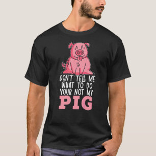 Pig Whisperer Animal Farming Farmer Meat Swine Pig T-Shirt