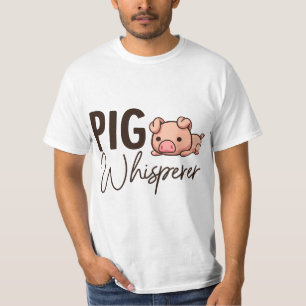 Pig Whisperer Gift For Pig Lover  T-Shirt