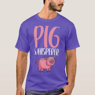 Pig Whisperer Pig Owner Pig Farmer Premium T-Shirt