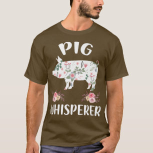 Pig Whisperer Swine Hog Expert Farmer Veterinarian T-Shirt