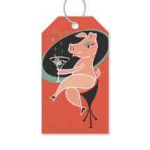 Pig with Martini